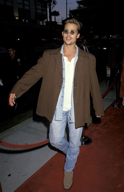 brad pitt 90's outfits inspiration