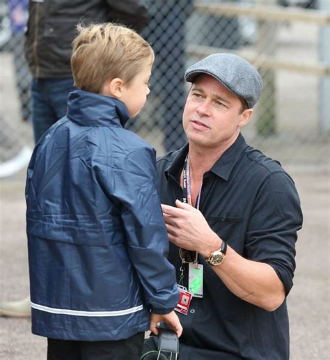 brad pitt and his son