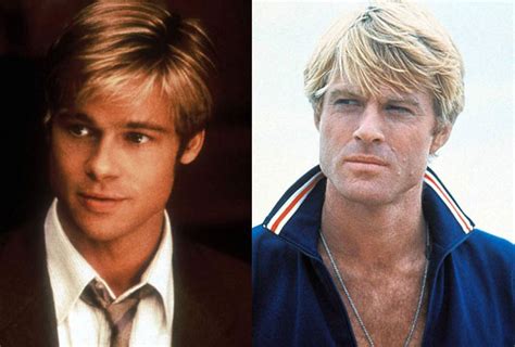 brad pitt and robert redford look alike