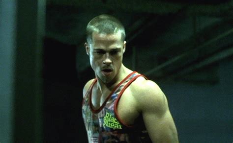 brad pitt fight club looking up analysis