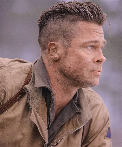 brad pitt fury cut