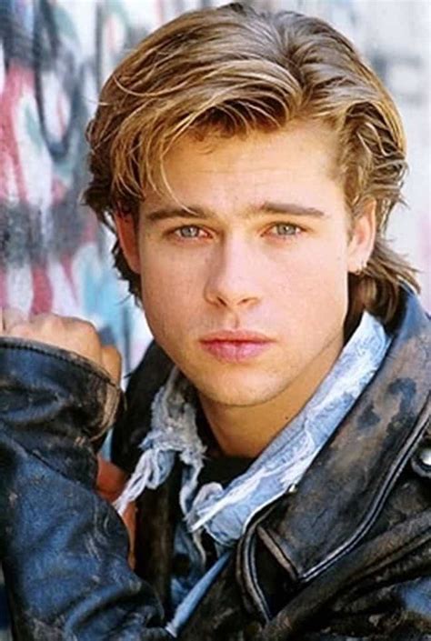 brad pitt teenager photo