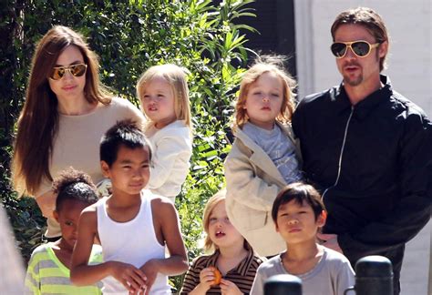 brad pitt y sus hijos