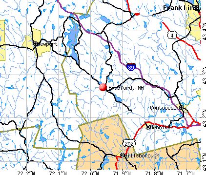 Bradford Nh Map