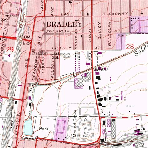 Bradley Illinois Map
