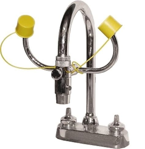 bradley s19 200b faucet mounted eyewash station