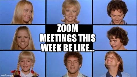 Brady Bunch Zoom Meme