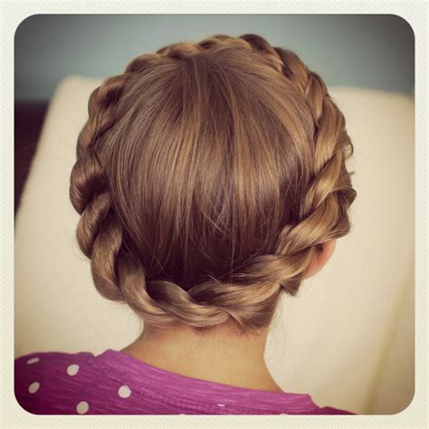 EASY CROWN BRAID UPDO Perfect for Prom, Weddings, Graduation, Summer