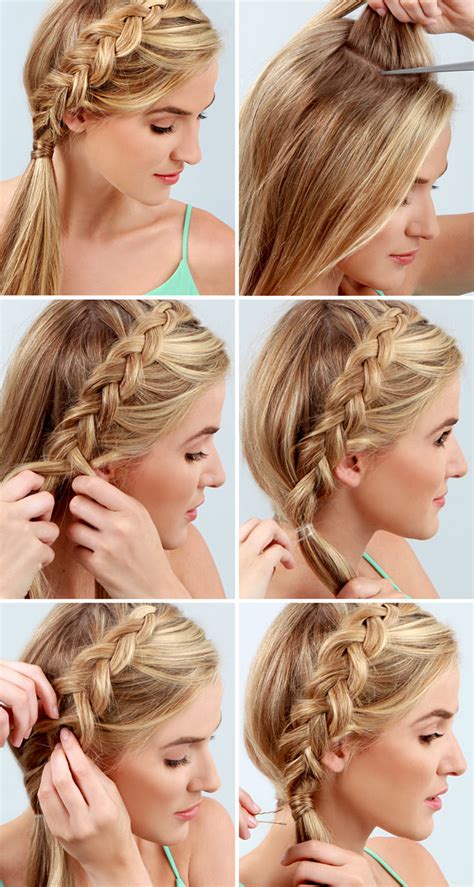 Unique Braid Hairstyle For Short Hair Tutorial For New Style