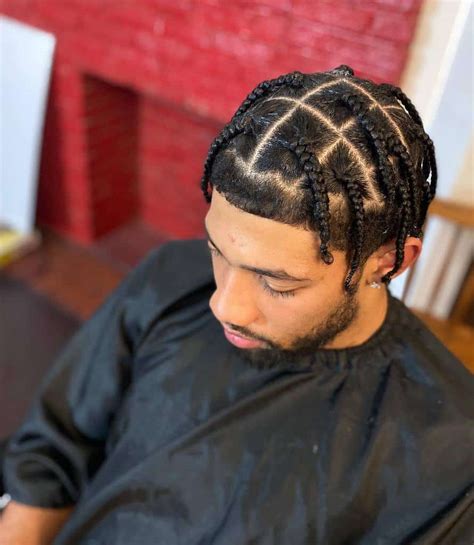 This Braid Styles For Short Hair Black Boy With Simple Style