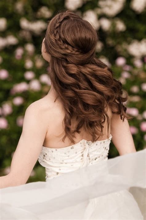 This Braided Half Up Half Down Wedding Hairstyles For Long Hair