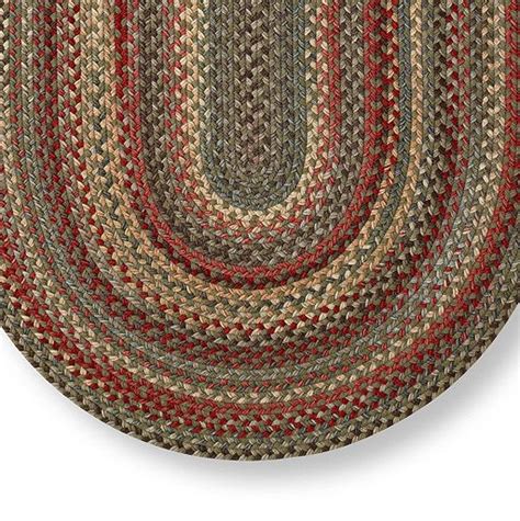 Braided Oval Wool Rug