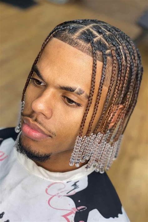 Braids Men With Beads