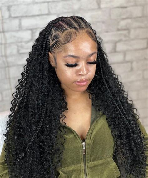 Braids With Curls Quick Weave