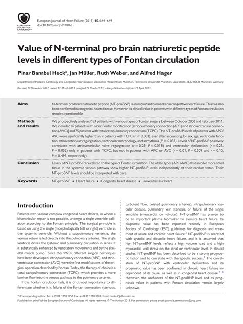 Understanding Brain Natriuretic Peptide Normal Value Ranges Explained