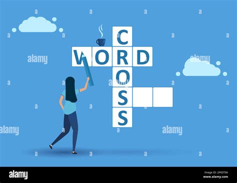 Diagram illustrating brain activity while solving a crossword puzzle