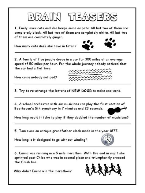 Brain Teasers Very Hard