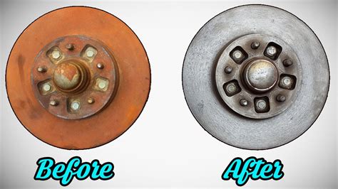 Brake Disc Rust Removal