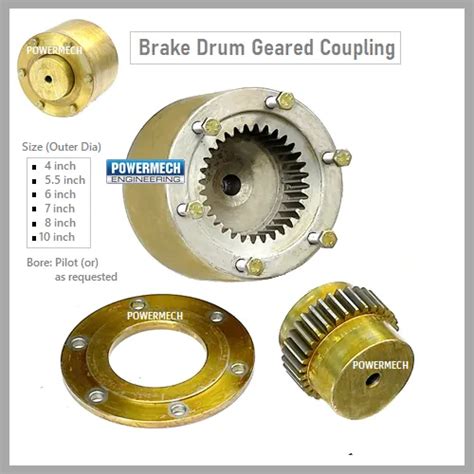 Brake Drum Geared Coupling