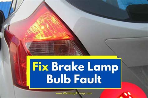 Brake Lamp Bulb Fault Light