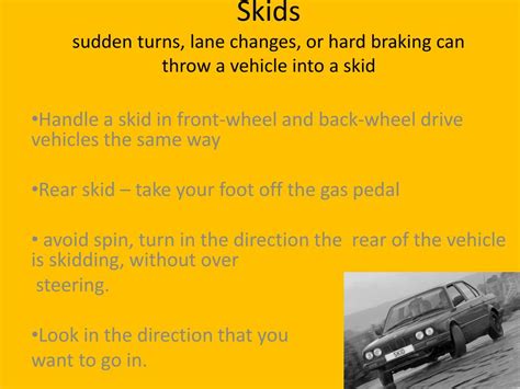 Braking Skid Definition