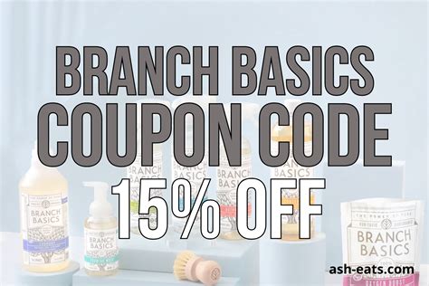 Branch Basics Coupon Code NonToxic Cleaners that WORK