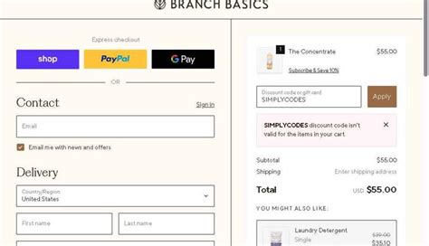 branch basics promo code