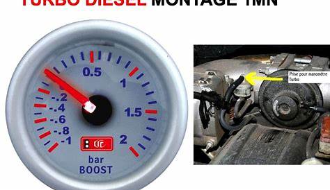 Branchement Manometre Pression Turbo Diesel [ Escort Van 1.8 TD An 2001 ] Installation Mano