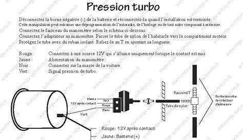 Branchement Manometre Pression Turbo Electrique Manomètre (Page 1) / Classe C W203 / Forum