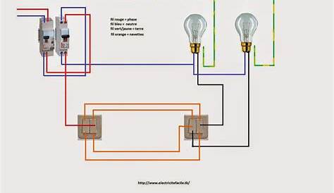Branchement Va Et Vient 2 Lampes 2 Interrupteurs Double Interrupteur / Câblage