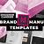 brand manual template indesign free