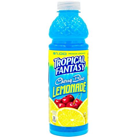 brand with blue lemonade