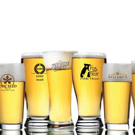 branded drinking glasses