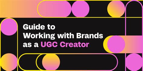 brands that work with small ugc creators