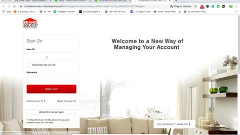 brandsource credit login