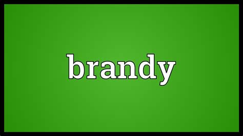 brandy meaning in urdu