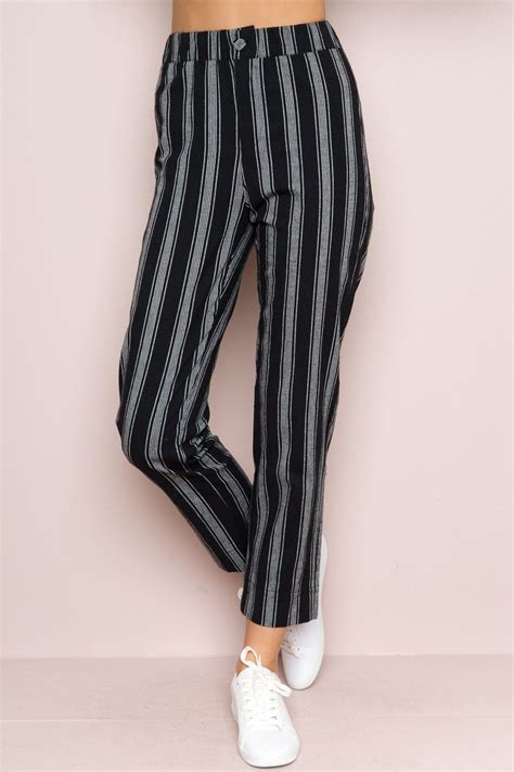 brandy melville striped trousers