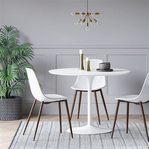 Braniff Round Dining Table Metal Base - Project 62Tm