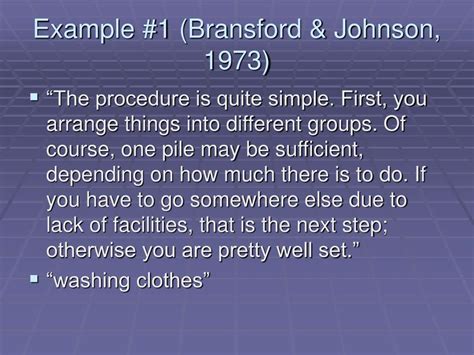 bransford and johnson 1973