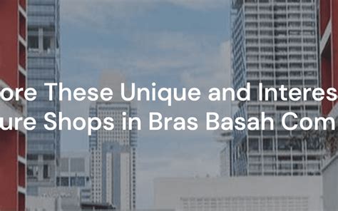 Bras Basah Complex Shops
