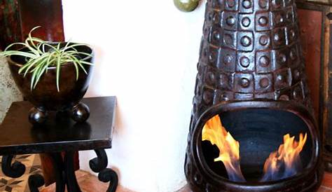 Brasero interieur >> cheminée mexicaine ou brasero
