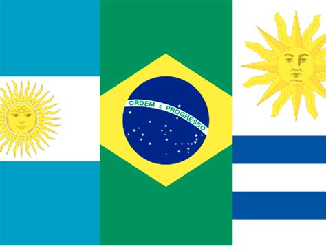 brasil argentina e uruguai