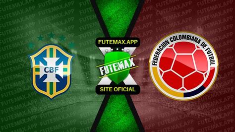 brasil e colombia futmax