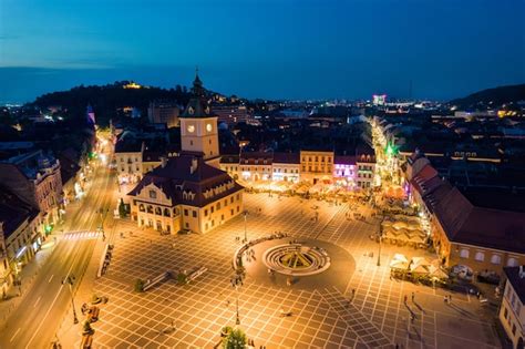 brasov at night