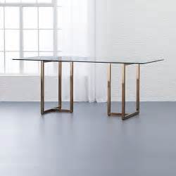 Brass Base Rectangular Table