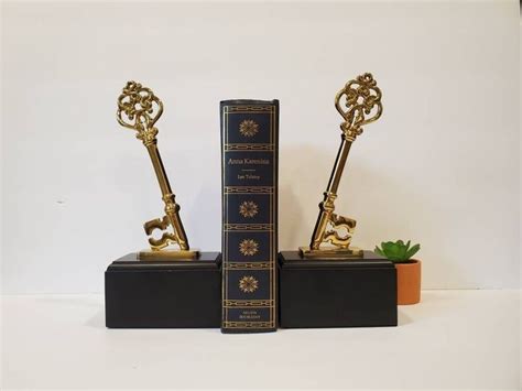Brass Bookends Key