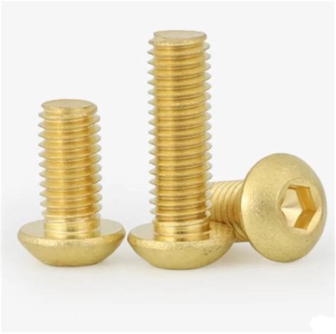 Brass Button Head Bolts