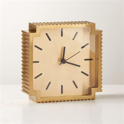 Brass Desk Clock