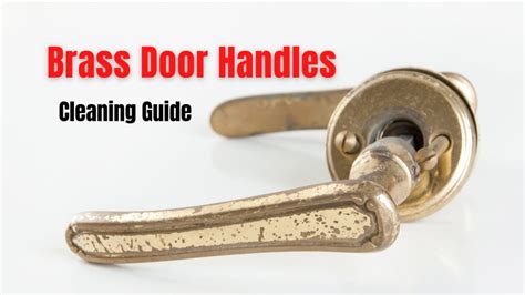 brass door handles disinfect