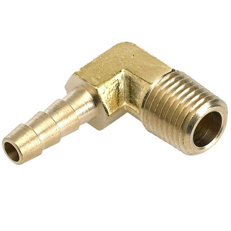 brass elbow 1/4 inch hose barb x 1/8 inch npt
